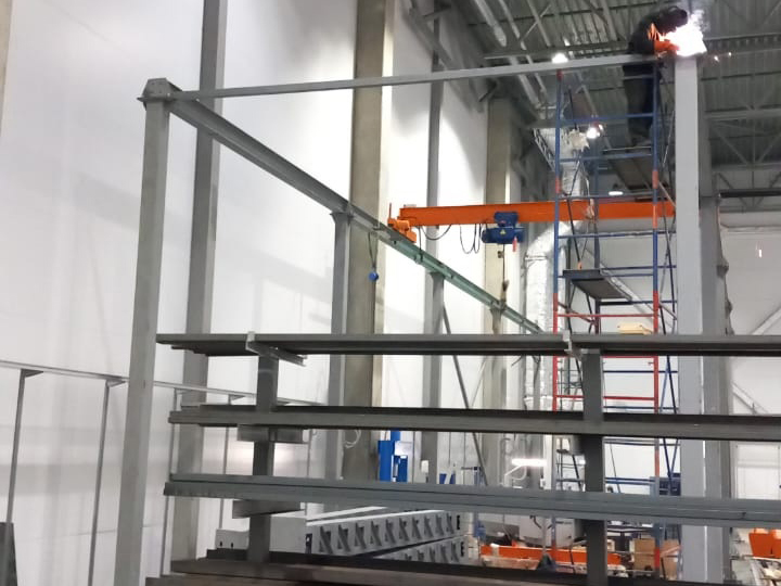 Опорная крановая эстакада