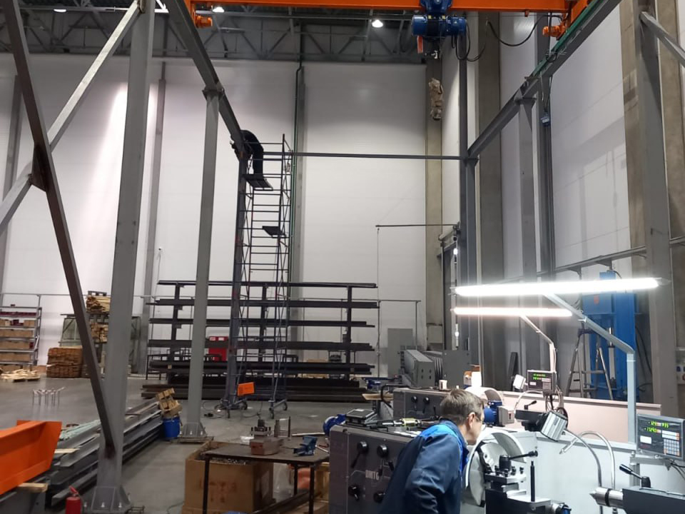 Опорная крановая эстакада